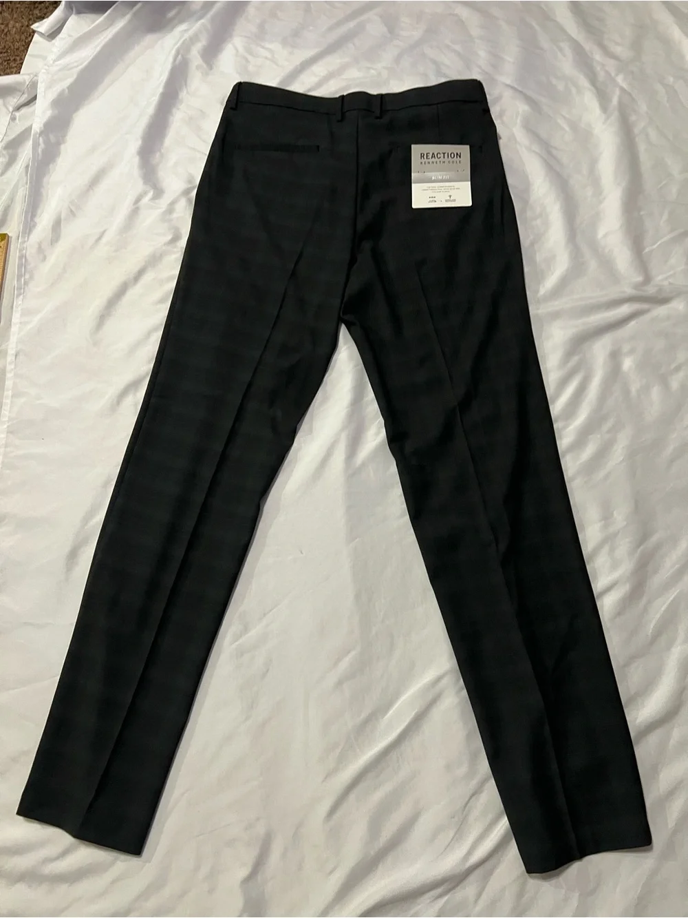 Kenneth Cole Slim Black Dress Pants